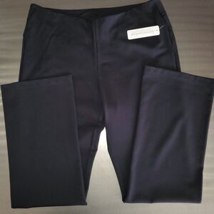 Soft Surroundings Perfect Ponte Bootcut Pull on Pants Black 1X NWT